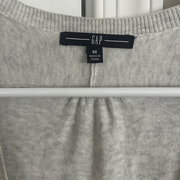 Gap Button Down Cardigan Women’s Gray Medium - Picture 2 of 10